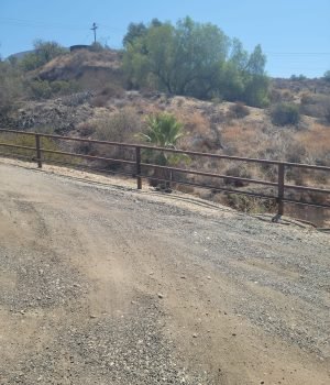 Pipe rail fence